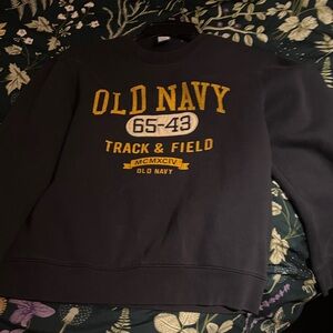 Old Navy Men's Dark Gray Crewneck Sweater